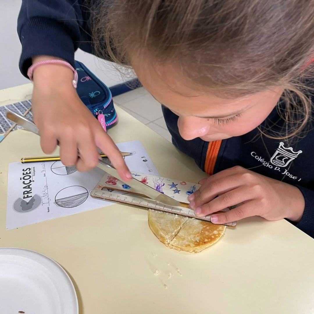 Frações com sabor a aprendizagem no Colégio D. José I